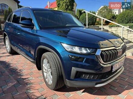 Синий Шкода Kodiaq, объемом двигателя 1.97 л и пробегом 44 тыс. км за 42000 $, фото 1 на Automoto.ua