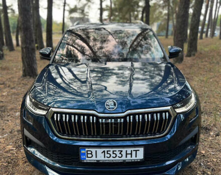 Синий Шкода Kodiaq, объемом двигателя 1.97 л и пробегом 47 тыс. км за 45000 $, фото 1 на Automoto.ua