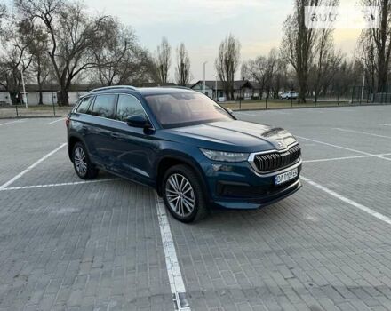 Синий Шкода Kodiaq, объемом двигателя 1.97 л и пробегом 77 тыс. км за 44000 $, фото 1 на Automoto.ua