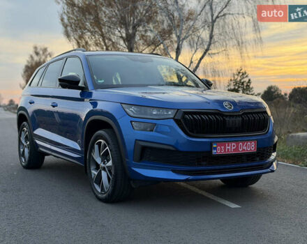 Синий Шкода Kodiaq, объемом двигателя 1.97 л и пробегом 202 тыс. км за 33900 $, фото 1 на Automoto.ua