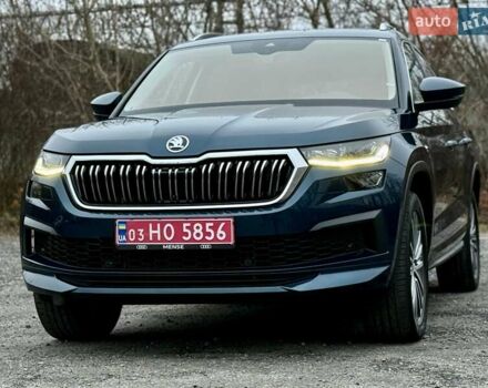 Синий Шкода Kodiaq, объемом двигателя 1.97 л и пробегом 104 тыс. км за 39999 $, фото 1 на Automoto.ua