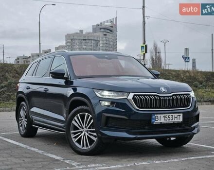 Синий Шкода Kodiaq, объемом двигателя 1.97 л и пробегом 48 тыс. км за 43800 $, фото 1 на Automoto.ua