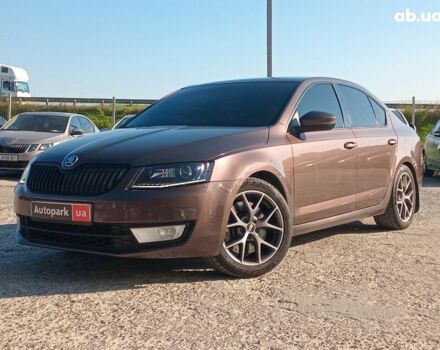 Коричневый Шкода Octavia A7, объемом двигателя 1.8 л и пробегом 385 тыс. км за 11390 $, фото 1 на Automoto.ua