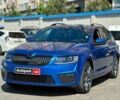 Синий Шкода Octavia A7, объемом двигателя 2 л и пробегом 235 тыс. км за 16590 $, фото 1 на Automoto.ua