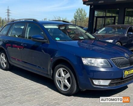 Синий Шкода Octavia A7, объемом двигателя 2 л и пробегом 305 тыс. км за 13800 $, фото 1 на Automoto.ua