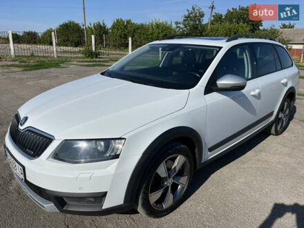 Шкода Октавия Скаут 2015 в Тростянце на Automoto.ua Белый Шкода Октавия Скаут, объемом двигателя 2 л и пробегом 309 тыс. км за 15500 $, фото 1 на Automoto.ua