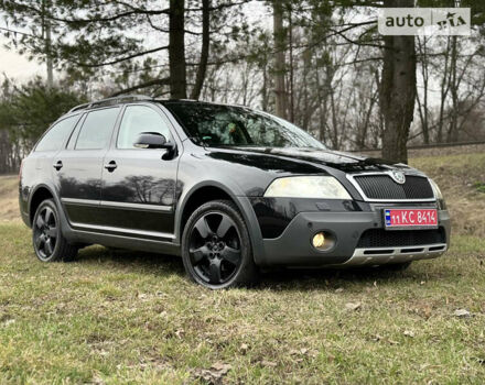 Чорний Шкода Octavia Scout, об'ємом двигуна 2 л та пробігом 230 тис. км за 7750 $, фото 16 на Automoto.ua