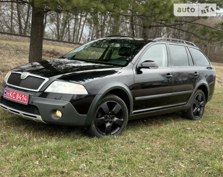 Чорний Шкода Octavia Scout, об'ємом двигуна 2 л та пробігом 230 тис. км за 7750 $, фото 38 на Automoto.ua