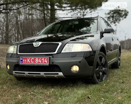 Чорний Шкода Octavia Scout, об'ємом двигуна 2 л та пробігом 230 тис. км за 7750 $, фото 32 на Automoto.ua