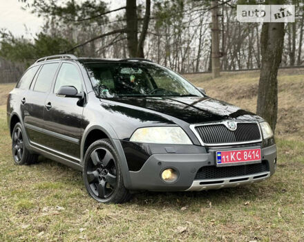 Чорний Шкода Octavia Scout, об'ємом двигуна 2 л та пробігом 230 тис. км за 7750 $, фото 10 на Automoto.ua