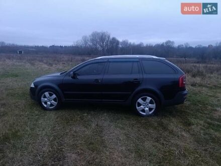 Черный Шкода Октавия Скаут, объемом двигателя 1.98 л и пробегом 315 тыс. км за 6200 $, фото 1 на Automoto.ua