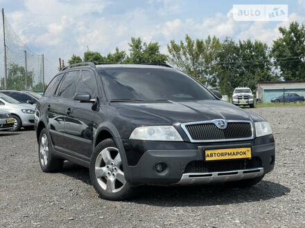 Чорний Шкода Octavia Scout, об'ємом двигуна 2 л та пробігом 317 тис. км за 7650 $, фото 1 на Automoto.ua