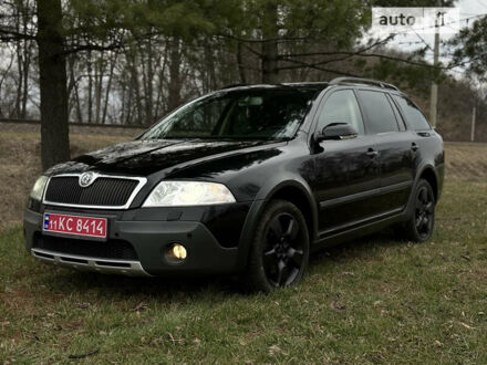 Чорний Шкода Octavia Scout, об'ємом двигуна 2 л та пробігом 230 тис. км за 7750 $, фото 1 на Automoto.ua