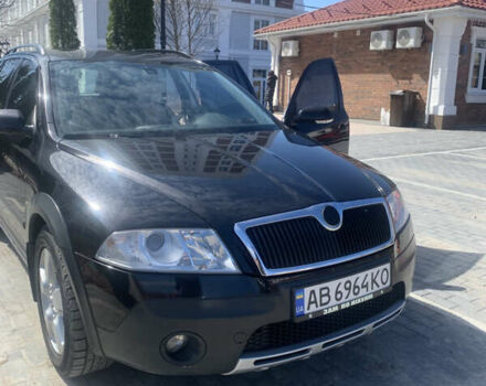 Черный Шкода Октавия Скаут, объемом двигателя 2 л и пробегом 256 тыс. км за 6750 $, фото 1 на Automoto.ua