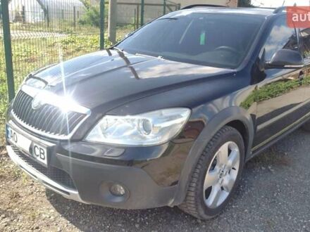 Шкода Октавия Скаут 2011 в Виноградове на Automoto.ua Черный Шкода Октавия Скаут, объемом двигателя 2 л и пробегом 218 тыс. км за 11000 $, фото 1 на Automoto.ua