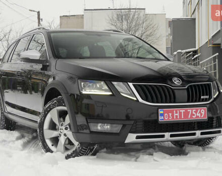 Черный Шкода Октавия Скаут, объемом двигателя 1.97 л и пробегом 198 тыс. км за 21500 $, фото 1 на Automoto.ua