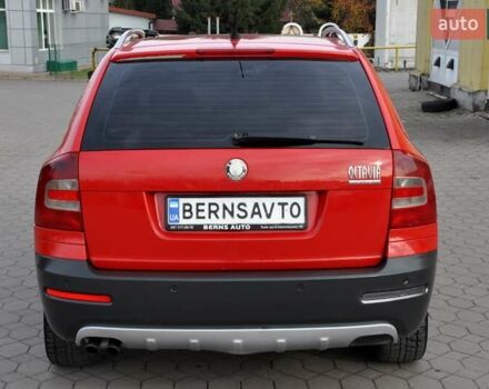 Червоний Шкода Octavia Scout, об'ємом двигуна 2 л та пробігом 269 тис. км за 6700 $, фото 10 на Automoto.ua