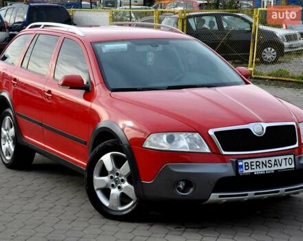 Червоний Шкода Octavia Scout, об'ємом двигуна 2 л та пробігом 269 тис. км за 6700 $, фото 39 на Automoto.ua
