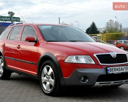 Червоний Шкода Octavia Scout, об'ємом двигуна 2 л та пробігом 269 тис. км за 6700 $, фото 6 на Automoto.ua