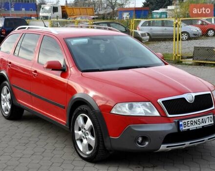 Червоний Шкода Octavia Scout, об'ємом двигуна 2 л та пробігом 269 тис. км за 6700 $, фото 5 на Automoto.ua