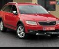 Красный Шкода Октавия Скаут, объемом двигателя 1.97 л и пробегом 252 тыс. км за 13500 $, фото 1 на Automoto.ua