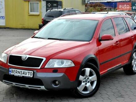 Червоний Шкода Octavia Scout, об'ємом двигуна 2 л та пробігом 269 тис. км за 6700 $, фото 1 на Automoto.ua