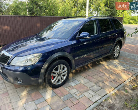 Синий Шкода Октавия Скаут, объемом двигателя 1.8 л и пробегом 135 тыс. км за 7595 $, фото 1 на Automoto.ua
