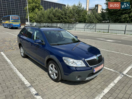 Шкода Octavia Scout 2011 у Луцьку на Automoto.ua Синій Шкода Octavia Scout, об'ємом двигуна 1.8 л та пробігом 155 тис. км за 9300 $, фото 1 на Automoto.ua