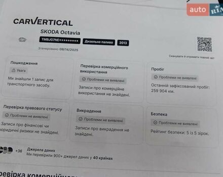 Белый Шкода Октавия, объемом двигателя 1.6 л и пробегом 276 тыс. км за 10500 $, фото 26 на Automoto.ua