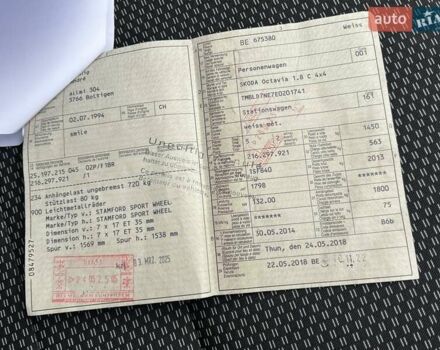 Белый Шкода Октавия, объемом двигателя 1.8 л и пробегом 182 тыс. км за 11650 $, фото 135 на Automoto.ua
