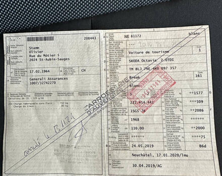 Білий Шкода Октавія, об'ємом двигуна 2 л та пробігом 192 тис. км за 15750 $, фото 34 на Automoto.ua
