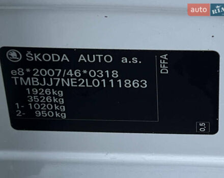 Белый Шкода Октавия, объемом двигателя 2 л и пробегом 200 тыс. км за 17456 $, фото 104 на Automoto.ua