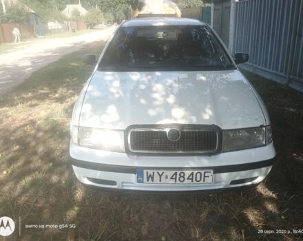 Белый Шкода Октавия, объемом двигателя 1.9 л и пробегом 100 тыс. км за 1206 $, фото 1 на Automoto.ua