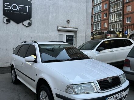 Шкода Октавия 2008 в Львове на Automoto.ua Белый Шкода Октавия, объемом двигателя 1.6 л и пробегом 277 тыс. км за 3999 $, фото 1 на Automoto.ua