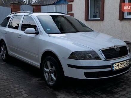 Белый Шкода Октавия, объемом двигателя 1.6 л и пробегом 214 тыс. км за 6000 $, фото 1 на Automoto.ua