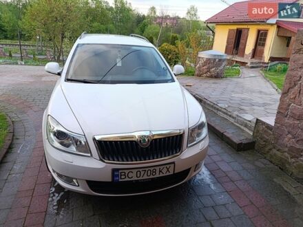 Белый Шкода Октавия, объемом двигателя 2 л и пробегом 295 тыс. км за 8000 $, фото 1 на Automoto.ua