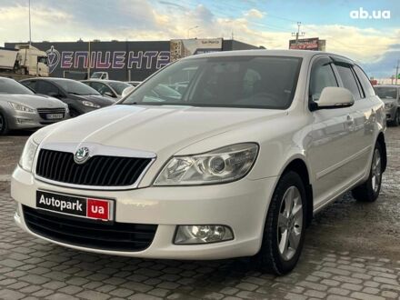 Шкода Октавия 2012 в Львове на Automoto.ua Белый Шкода Октавия, объемом двигателя 1.6 л и пробегом 253 тыс. км за 8390 $, фото 1 на Automoto.ua