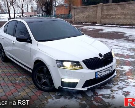Белый Шкода Октавия, объемом двигателя 2 л и пробегом 180 тыс. км за 13500 $, фото 1 на Automoto.ua