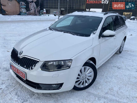 Белый Шкода Октавия, объемом двигателя 2 л и пробегом 261 тыс. км за 13999 $, фото 1 на Automoto.ua