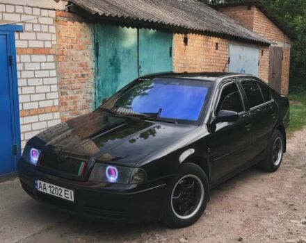 Черный Шкода Октавия, объемом двигателя 1.8 л и пробегом 440 тыс. км за 4800 $, фото 1 на Automoto.ua