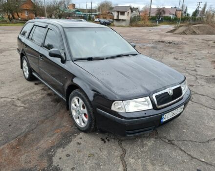 Черный Шкода Октавия, объемом двигателя 1.8 л и пробегом 370 тыс. км за 3500 $, фото 2 на Automoto.ua