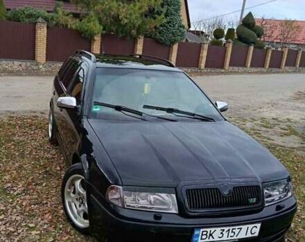 Черный Шкода Октавия, объемом двигателя 1.78 л и пробегом 265 тыс. км за 4500 $, фото 2 на Automoto.ua
