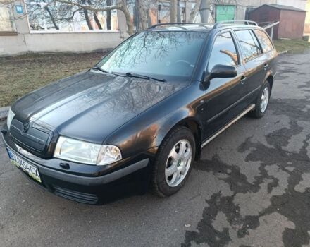 Чорний Шкода Октавія, об'ємом двигуна 2 л та пробігом 217 тис. км за 4500 $, фото 1 на Automoto.ua