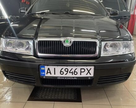 Черный Шкода Октавия, объемом двигателя 2 л и пробегом 275 тыс. км за 4800 $, фото 1 на Automoto.ua