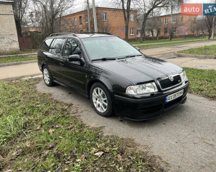 Черный Шкода Октавия, объемом двигателя 1.8 л и пробегом 270 тыс. км за 6600 $, фото 1 на Automoto.ua