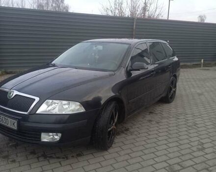 Черный Шкода Октавия, объемом двигателя 2 л и пробегом 200 тыс. км за 5500 $, фото 1 на Automoto.ua
