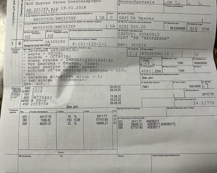 Черный Шкода Октавия, объемом двигателя 1.6 л и пробегом 203 тыс. км за 6300 $, фото 37 на Automoto.ua