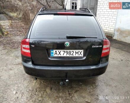 Черный Шкода Октавия, объемом двигателя 1.6 л и пробегом 265 тыс. км за 6850 $, фото 1 на Automoto.ua