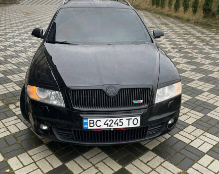 Черный Шкода Октавия, объемом двигателя 2 л и пробегом 289 тыс. км за 7950 $, фото 1 на Automoto.ua