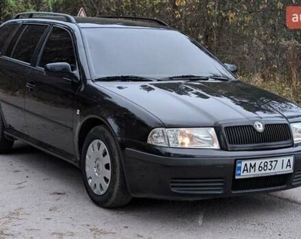 Чорний Шкода Октавія, об'ємом двигуна 1.6 л та пробігом 144 тис. км за 6999 $, фото 2 на Automoto.ua
